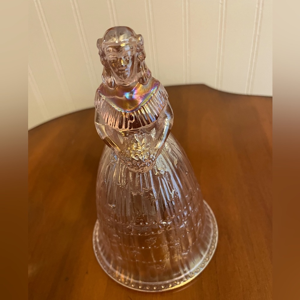 Lenox Imperial Glass southern belle carnival glass bell - Picture 6 of 6